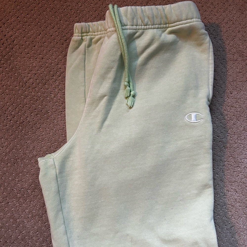 Champion green sweatpants size large